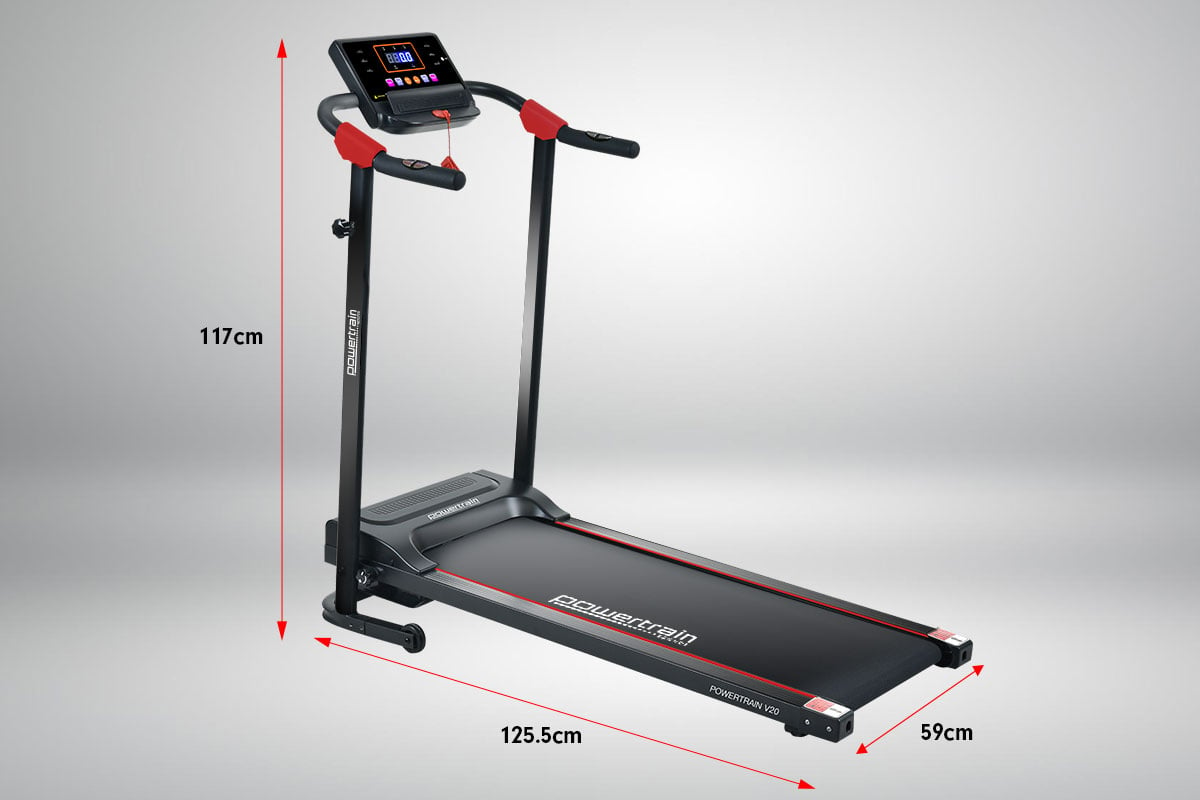 Powertrain V20 Foldable Treadmill Home Gym Cardio Walking Machine